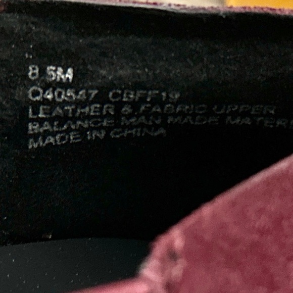 Korks Gertrude Preppy Shootie Brogue Loafer Suede Toe Cap Preppy Burgundy 8.5M - Picture 12 of 14